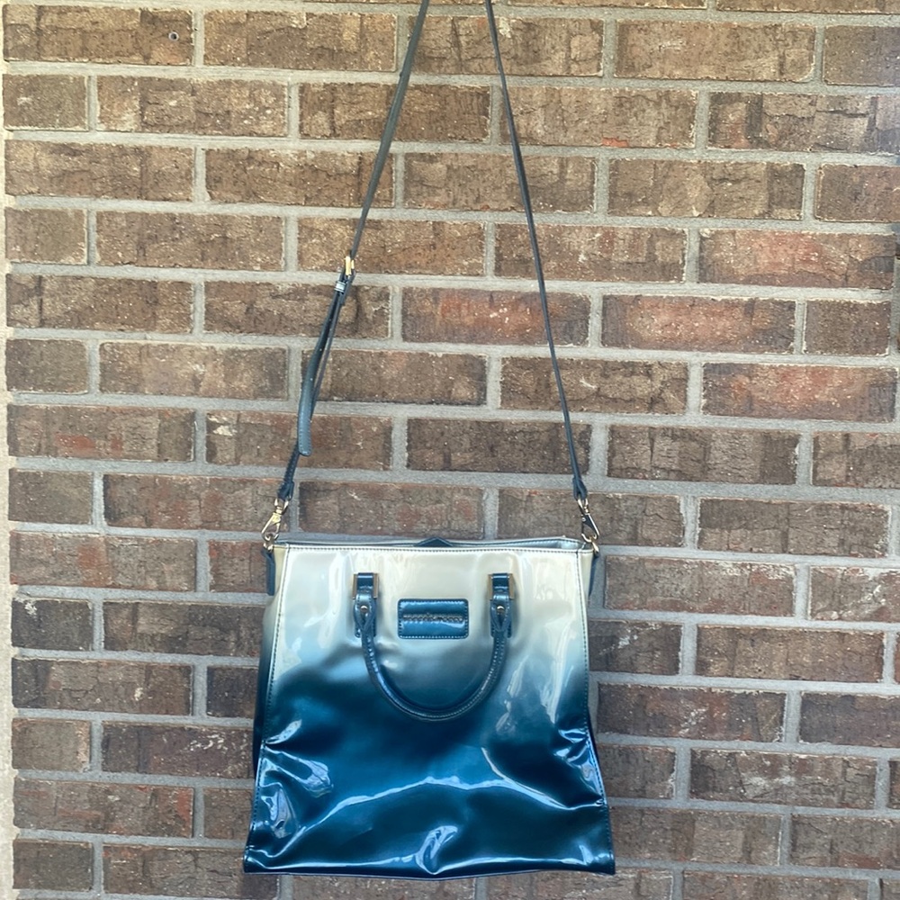 - Ombre patent large purse by Roccobarocco